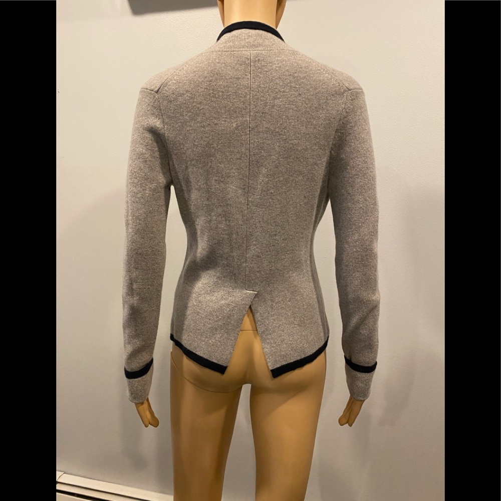 Qi Gray Cashmere Sweater XS